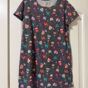 Colorful Winter-Themed Nightgown